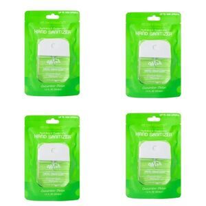 Lot Of 4 Wish Cucumber Melon Hand Sanitizer NWT 1.2 Fl Oz Each